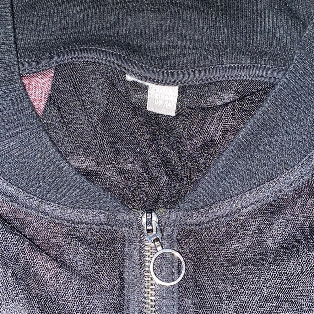 ASOS Bomber Jacket In Mesh - Picture 5 of 5